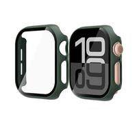 HAJSLU 2-Pack Apple Watch Series 10 Series 11 Case 46mm - Hard PC Full-Frame Protective Cover, Scratch-Resistant Bumper and Shock-Absorbing Design for iWatch S10 S11, Official Green