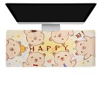 HAJXXMM Capybara Mouse Pad, Capybara Keyboard Mouse Mat, XXL Desk Pad, Gaming Mouse Rug, 300x800x2mm Desk Matting Non-Slip Rubber Base, Gifts Merch Kids Fans Gift-A