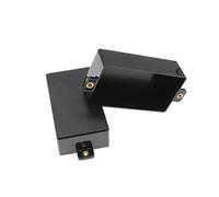 HAJXZH Guitar Pickup Covers With 2PCS ABS Pickup Cover Cover Frosted Plastic Pickup Cover With Copper nut Ears Shell Guitar Accessories