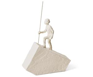 HAK Kähler Sculpture, Ceramic, White, Steinbock