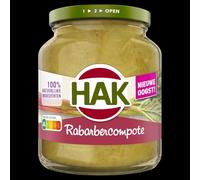 HAK Rhubarb compote 370 ml - Delicious, creamy rhubarb compote from HAK