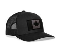 HAKA Country Flag Hat | International Trucker Mesh Snapback Baseball Cap, Black, One size