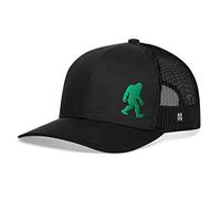 HAKA H4.0 Baseball Cap, Bigfoot Sasquatch/Black (Green Thread), One Size