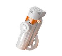 HaKaDeBe Magnetic Selfie Stick Tripod with Bluetooth Remote, 360° Rotation, Portable Handheld Stand, Compatible with All Mobile Phones for Selfies, Live Streaming, Vlogging (White)