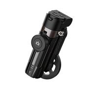 HaKaDeBe Magnetic Selfie Stick Tripod with Bluetooth Remote, 360° Rotation, Portable Handheld Stand, Compatible with All Mobile Phones for Selfies, Live Streaming, Vlogging (Black)