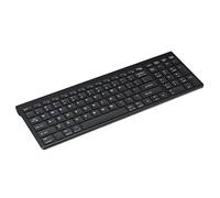 HaKaDeBe Wireless Keyboard and Mouse Set, 2.4G + Bluetooth Dual-Mode, Compatible with iPad, iMac, Tablet, Laptop (2.4G + Dual-BT Pure Black Single Keyboard)
