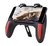 Hakeeta Mobile Game Controller for PUBG with Dual Cooling Fans Heat Dissipation,Multi-function Mobile Controller Mobile Game Trigger Joystick Gamepad, for iOS & Android Phone