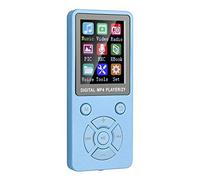 Hakeeta MP3/MP4 Player with 1.8inches Screen and 8GB Memory Support Expand to 32GB SD Card, Portable Music Player support Bluetooth Connection, Radio,Recording,E-book Function etc(blue)