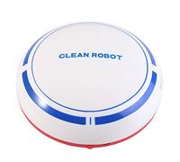Hakeeta USB Rechargeable Robots Automatic Vacuum Cleaner, Home or Office Sweeping Machine, Intelligent Floor Cleaner Suction Robot Cleaner for Household Sweeping Machines(White)