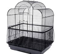 Hakeeta Ventilated Nylon Net,Bird Cage Cover Shell, Large Size Ventilated Bird Cage Skirt, 4 Colors, Seed Guard Parrot Nylon Mesh Net Cover