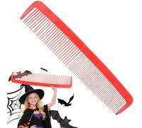 Hakefyna Funny Giant Wide Tooth Combs - Giant Wide Comb for Halloween & Carnival,Oversized Prank Hair Styling Tool（Red）