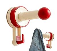 Haken Mit Vacuminous - Saugnapf Mit Haken - Hakens Mits Saugnapf | Verstellbare Hakens Ohne Bohren Für Bad, Dusche Und Küche | Wasserdichter, Wiederverwendbarer Wandhalter Für Handtücher