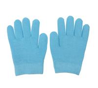 HAKIDZEL 1 Pair Blue Gel Moisturizing Gloves for Women and Men, Cotton Sleeping Gloves to Prevent Cracked Hands and Keep Skin Hydrated, for Nighttime Hand Care