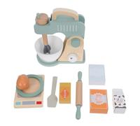 HAKIDZEL 1 Set Wooden Pretend Kitchen Set - Toddler Play Blender Accessory - Simulation Cooking Tool - Bake Cookies Playset for Montessori Learning Playroom