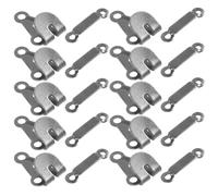 HAKIDZEL 10 Sets Metal Pant Hooks and Bar Hook and Eye Closure for Jeans and Coats, Portable and Practical Sewing Fasteners Suitable for Travel and Business Suits, Vintage Style Black Metal