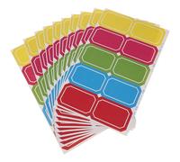 HAKIDZEL 10 Sheets Portable Name Tag Stickers Adhesive Labels Easy to Paste No Glue Residue for Bible Study Supplies and Office Use