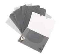 HAKIDZEL 1000pcs Facial Degreasing Paper Oil Absorbing Sheets with Dual-Sided Bamboo Charcoal and Grey Paper for Daily Carry, Soft Texture Won't Irritate Skin