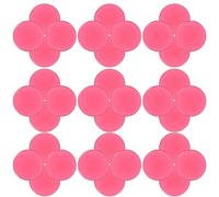 HAKIDZEL 100pcs Acrylic Bingo Chips for Math Learning and Poker Game Tokens, 19mm Red Counting Discs for Keeping Track of Scores and Monitoring Game Progress