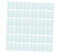 HAKIDZEL 100pcs Disposable Makeup Hand Palettes 7x7cm Pu Film Waterproof Mixing Trays for Liquid Foundation and Nail Art Cosmetic Accessories Random Color