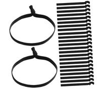 HAKIDZEL 100Pcs Gentle Hair Ties No Damage Elastic Hair Bands for All Hair Types Durable Hair Accessories for Buns Ponytails and Curly Styles