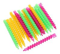 HAKIDZEL 100pcs Hair Styling Kit: Spiral Perm Bars, Curling Wands, Rollers, Curling Rods, Perm Rods for Salon-Quality Curls and Waves, Made of ABS with Cold Hot Stamping