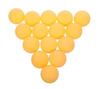 HAKIDZEL 100pcs Mm Seamless Plastic Ping Pong Balls with Matte Surface Finish and Blank Design, Yellow Table Tennis Balls Minimizing Shape Deformation for Family Party Games and Carnival