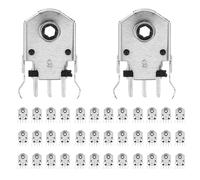 HAKIDZEL 100PCS Mouse Wheel Coder: 9MM Metal Core Rotary Coder Module for Precise Scrolling Repair - Internal Mouse Part Replacement