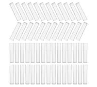 HAKIDZEL 100pcs Plastic Pencil Caps Pen Protector Cover Pencil Extender for Writing and Drawing Lightweight Design Enhances Writing Comfort and Easy Visibility of Wear for Professionals