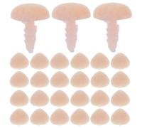 HAKIDZEL 100pcs Plastic Replacement Nose for Stuffed Animals and Plush Bears, Mini Triangular Shape, Soft the Touch, Enhance Cuteness, for DIY Crafting and Office Plush Repairs