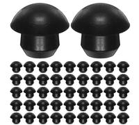 HAKIDZEL 100pcs Rubber Jack Oil Filler Plugs for Hydraulic and Trolley Jacks, Black Rubber Stoppers with Precision Sealing Design and Better Pressure Resistance, for Car Garage