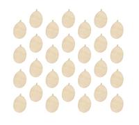 HAKIDZEL 100pcs Wooden DIY Crafts Balloon Shape Tags Made from Smooth Flat Wood Slabs, Easy to Colour Rustic Wedding Decor for Home Decoration and Creative Projects
