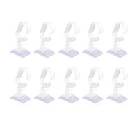 HAKIDZEL 10pcs Adjustable C Ring Watch Display Stand Made of Sturdy Abs Material for Protecting and Displaying Watches and Bracelets on Counter Display with Innovative Design