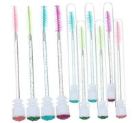 HAKIDZEL 10pcs Eyelash Brushes with Tube Applicator for Lash Extensions Soft Mascara Wands for Eyebrow and Eyelash Grooming Easy to Use