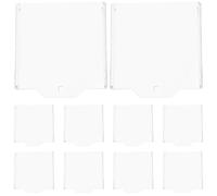 HAKIDZEL 10pcs Fire Alarm Wall Mount Switch Safety Cover for Offices and Indoor Use, Abs Material Dust Proof Protection and Accidental Trigger Prevention for Fire Pull Station Guard