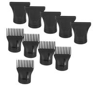 HAKIDZEL 10Pcs Hair Dryer Nozzles and Combs Reusable Blow Dryer Comb and Nozzle Attachments High Temperature Resistant Lightweight Hair Styling Tools for Volume and