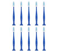 HAKIDZEL 10pcs Mini Toothbrushes with Safe Pp and Nylon Materials, Fine Bristles for Thorough Cleaning, Suitable for Prisons and Mental Hospitals, Portable and Sturdy Oral Care Solution