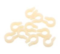 HAKIDZEL 10pcs Refrigerator Hinge Washer Plastic Shim for Freezer Door Hinge, 0.3' Inner Diameter and 0.2' Thickness, Beige, Prevents Excessive Frost, Easy Installation for Appliance Repair