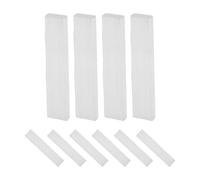 HAKIDZEL 10pcs Selenite Wand Natural Moroccan Selenite Crystal Bar 2.17 Inch White, Easy to Carry Space-Saving Design for Room Decor and Shelf Display