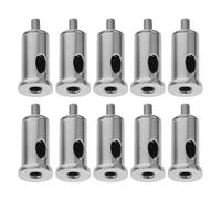 HAKIDZEL 10pcs Stainless Steel Wire Rope Clips Heavy Duty Wire Fasteners with Carbon Steel Construction for Outdoor Signage Rope Fastening Ensuring Safety and Reliability