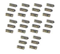 HAKIDZEL 10pcs Supermarket Price Labels with Numbers, Plastic Price Tags Round Edges, Not Easy to Deform Or Fade, Suitable for Wristwatches and Rings Display
