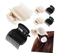 HAKIDZEL 12 Pcs Hair Curler Claw Clips Heat Resistant Hot Roller Clips for Women and Firm Grip Section Styling Tools Lightweight Hair Holders Compatible with Curlers