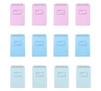 HAKIDZEL 12pcs A7 Spiral Notepad Simple Portable Memo Pad for Home Trip