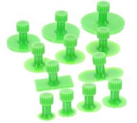 HAKIDZEL 12pcs Dent Puller Kit for Cars with Abs Tabs Suitable for Complex Concave Situations Dent Removal Tool Set for Automotive Body Repair Suction