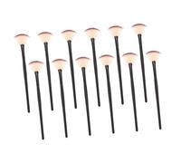 HAKIDZEL 12pcs Fan Shaped Beauty Makeup Brush for Facial Mask Skin Care Application Professional Cosmetics Brushes for Face Beauty Tool