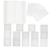 HAKIDZEL 18 Sheets French Fingertip Guide Tools Nail Art Stickers French Manicure Nail Stamps for Women