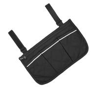 HAKIDZEL 1pc Breathable Mesh Wheelchair Side Bag Hanging Pouch with Multi-Pocket Storage for Armrest Organizer for Mobility Scooters and Walkers Convenient Carry Holder for Daily Essentials