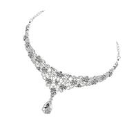 HAKIDZEL 1Pc Vintage Rhinestone Wedding Forehead Crown Elegant Alloy Frontlet Accessories for Brides for Parties Pageants and Special Occasions White