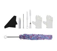 HAKIDZEL 1set Saxophone Cleaning Kit with Hydrophilic Quick-dry Cloth and Soft Brushes Maintenance Tools for Alto Tenor Soprano Sax Flute