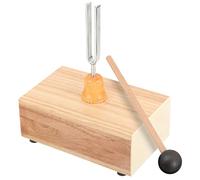 HAKIDZEL 1Set Tuning Fork Acoustic Experiments Healing Tuning Forks with Hammer Box for Meditation Relaxation and Sound Therapy