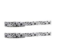 HAKIDZEL 2 Rolls Rustic Cow Print Ribbon for Gift Wrapping and Bow Making, 25 Yards Each, Polyester Material with Textured Finish, Easy to Cut and Maintains Shape, for Wreaths and DIY